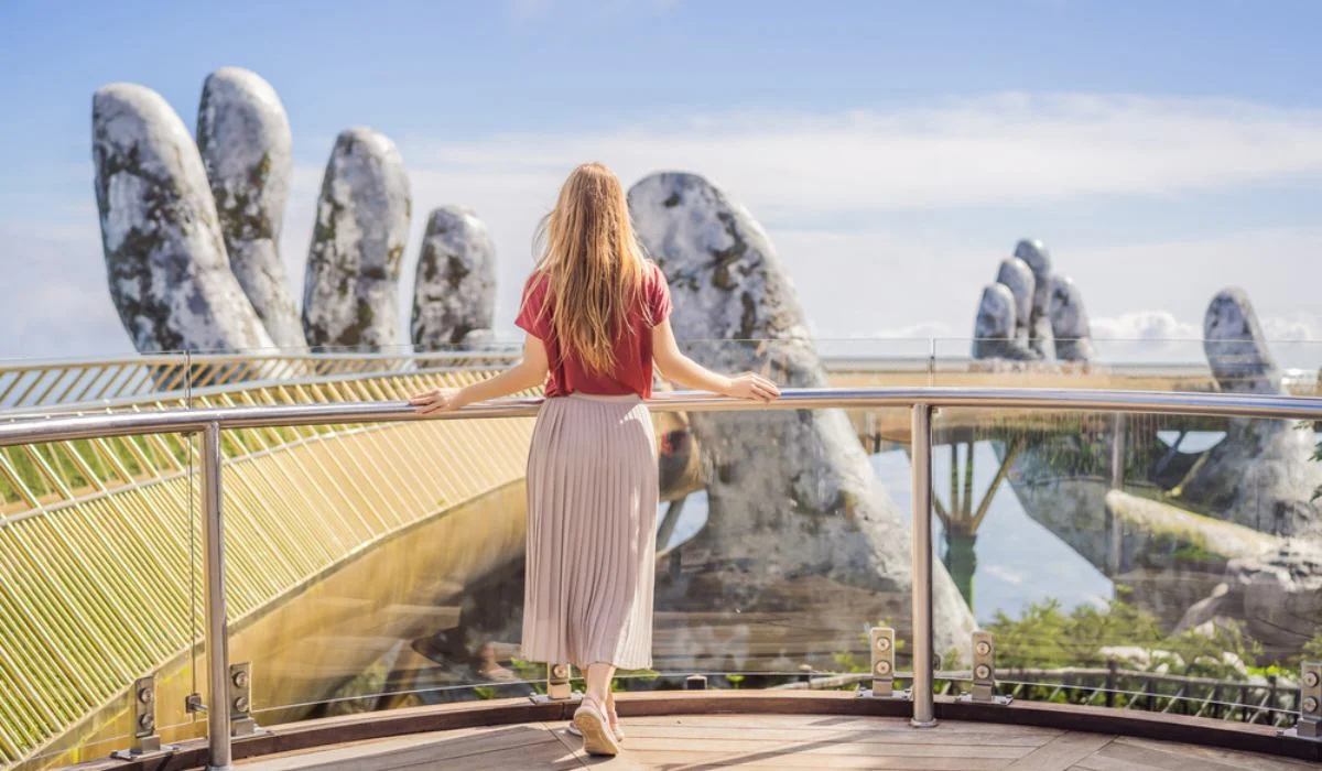 Golden Hand Bridge Vietnam